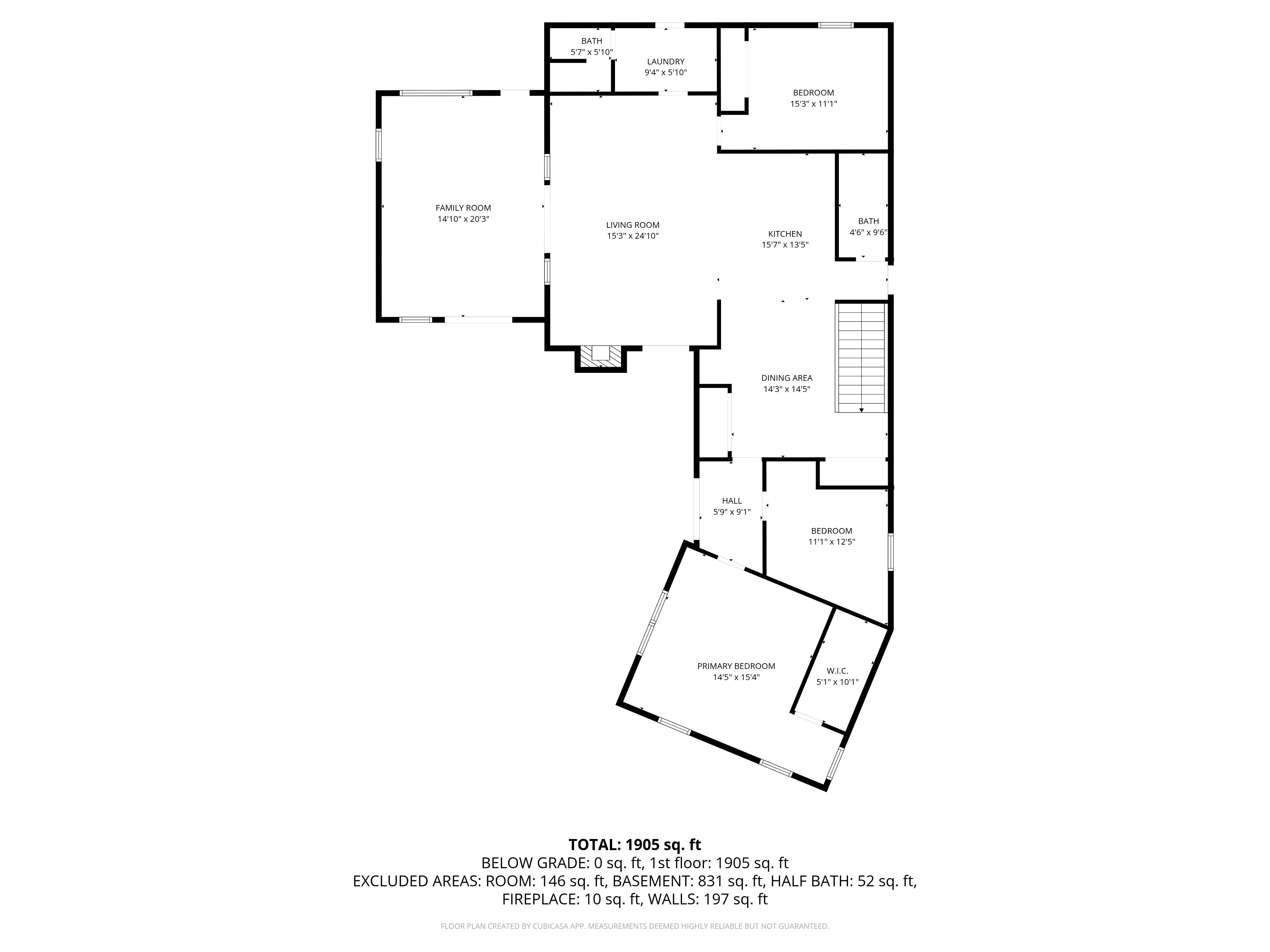 Listing Photo: Main level Floor Plan